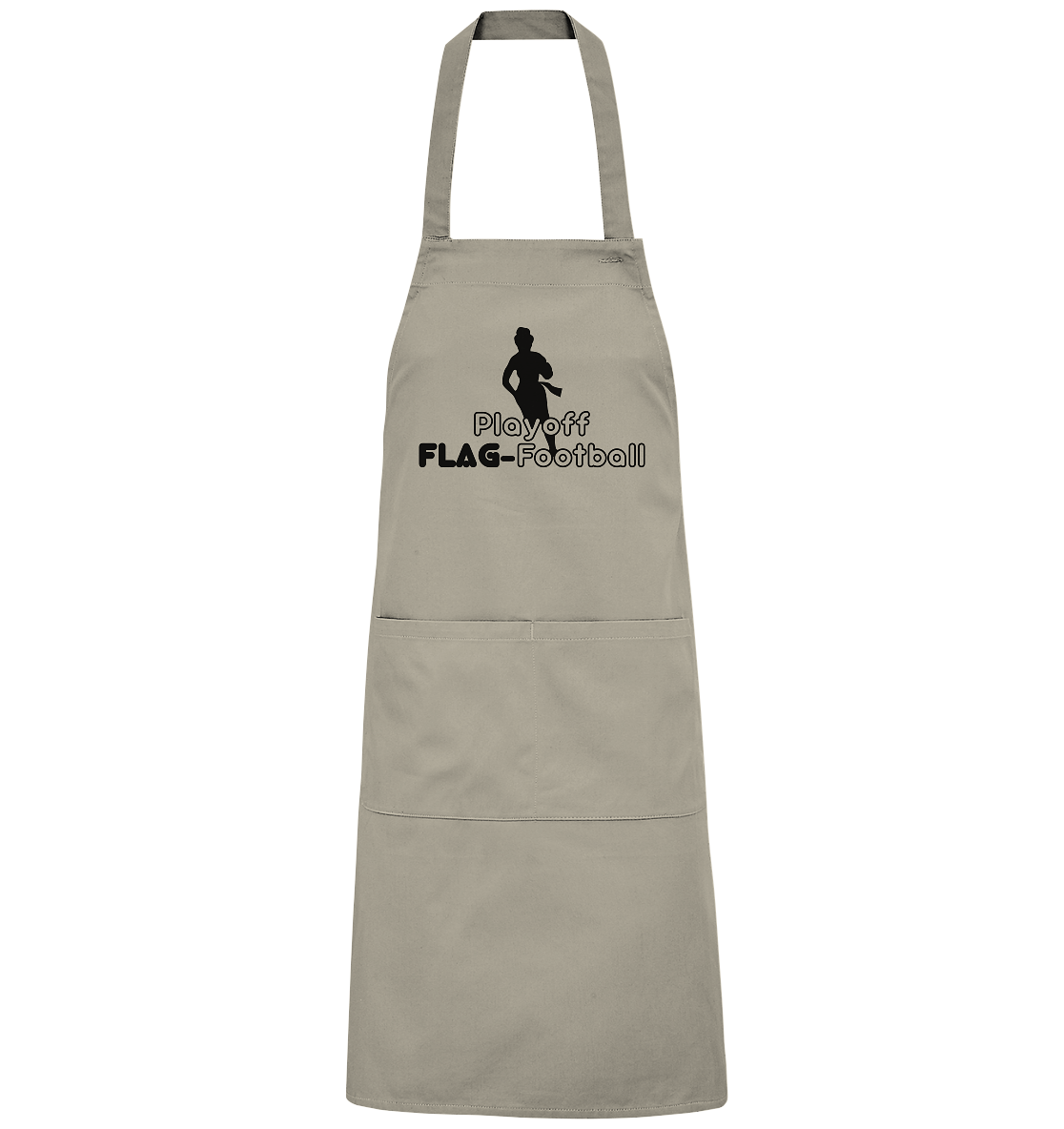 Playoff Flag Football  Women black  - Organic Grillschürze