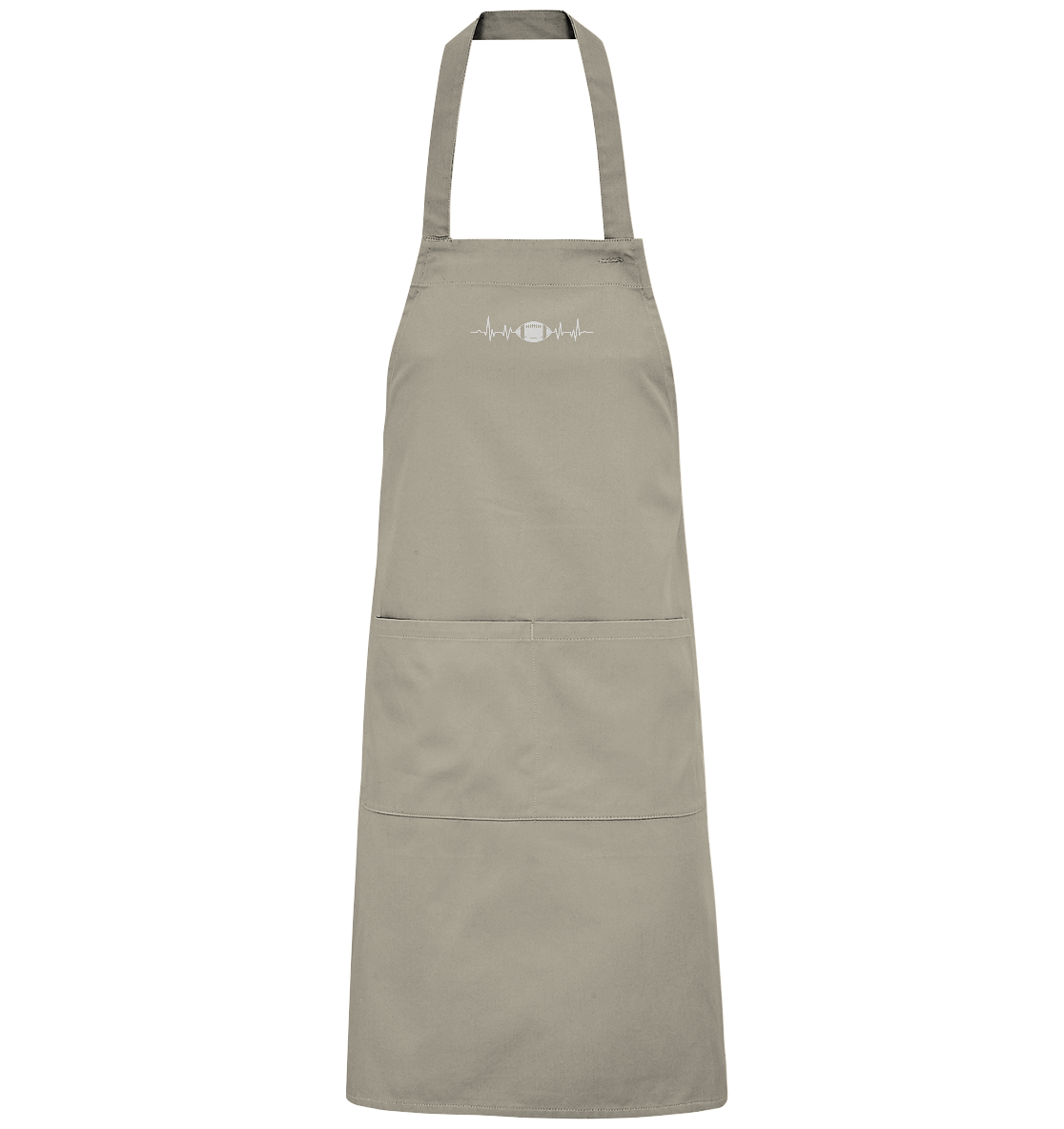 Football Heartbeat - Organic Grillschürze