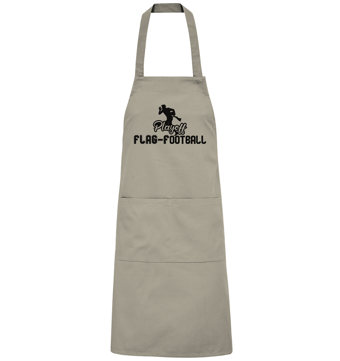 Playoff Flag Football  Men black - Organic Grillschürze