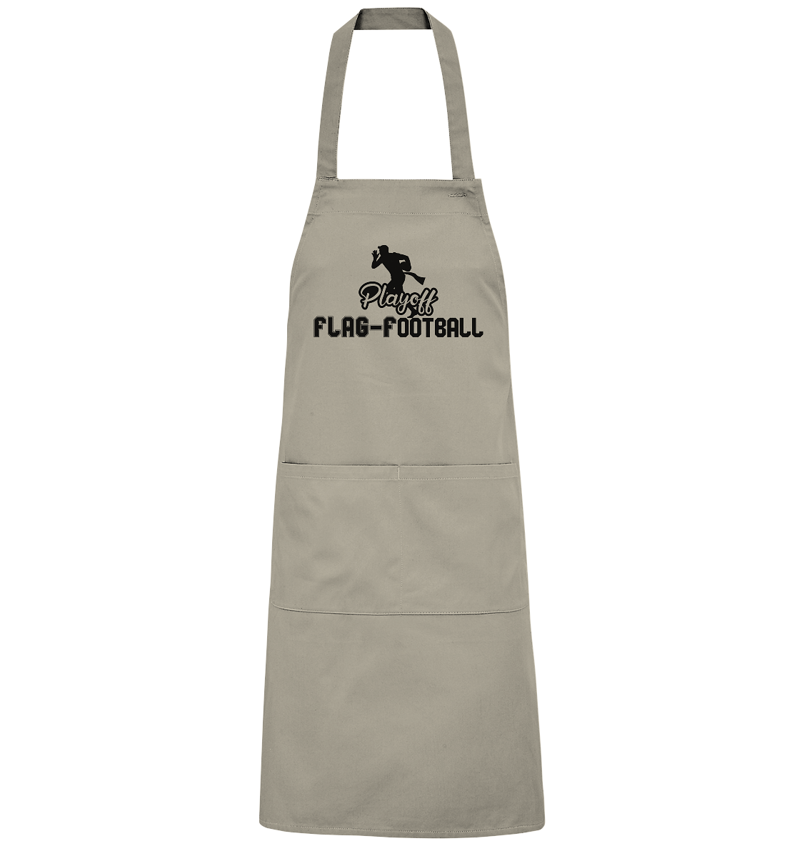 Playoff Flag Football  Men black - Organic Grillschürze
