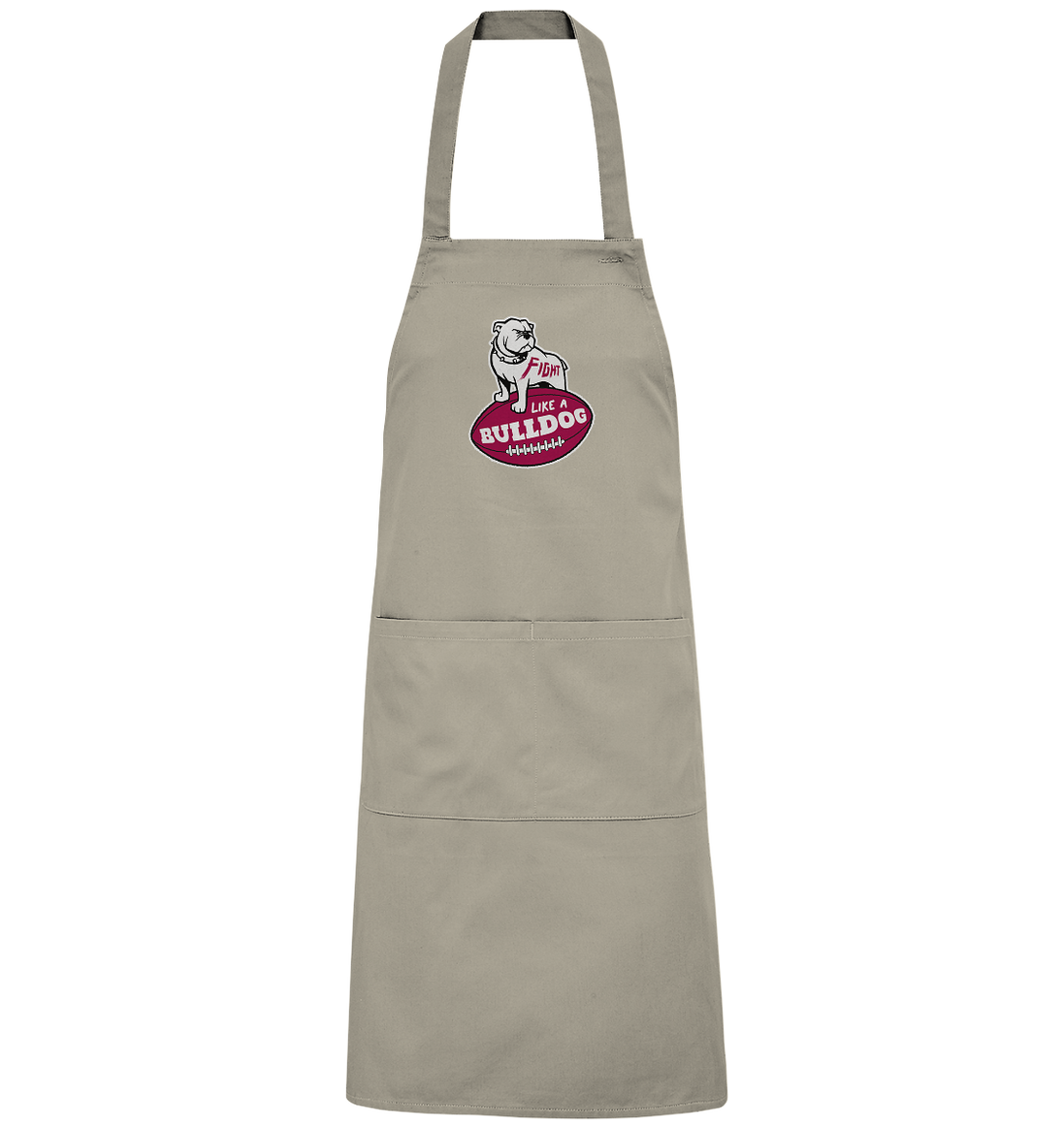 Fight like a Bulldog - Organic Grillschürze