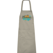Flag Football Word Bubble - Organic Grillschürze