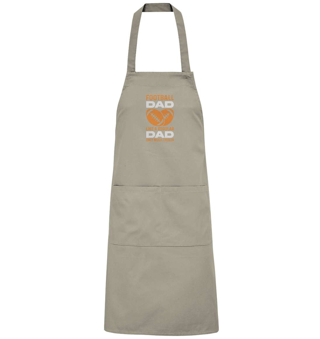 Football Dad Much Cooler - Organic Grillschürze