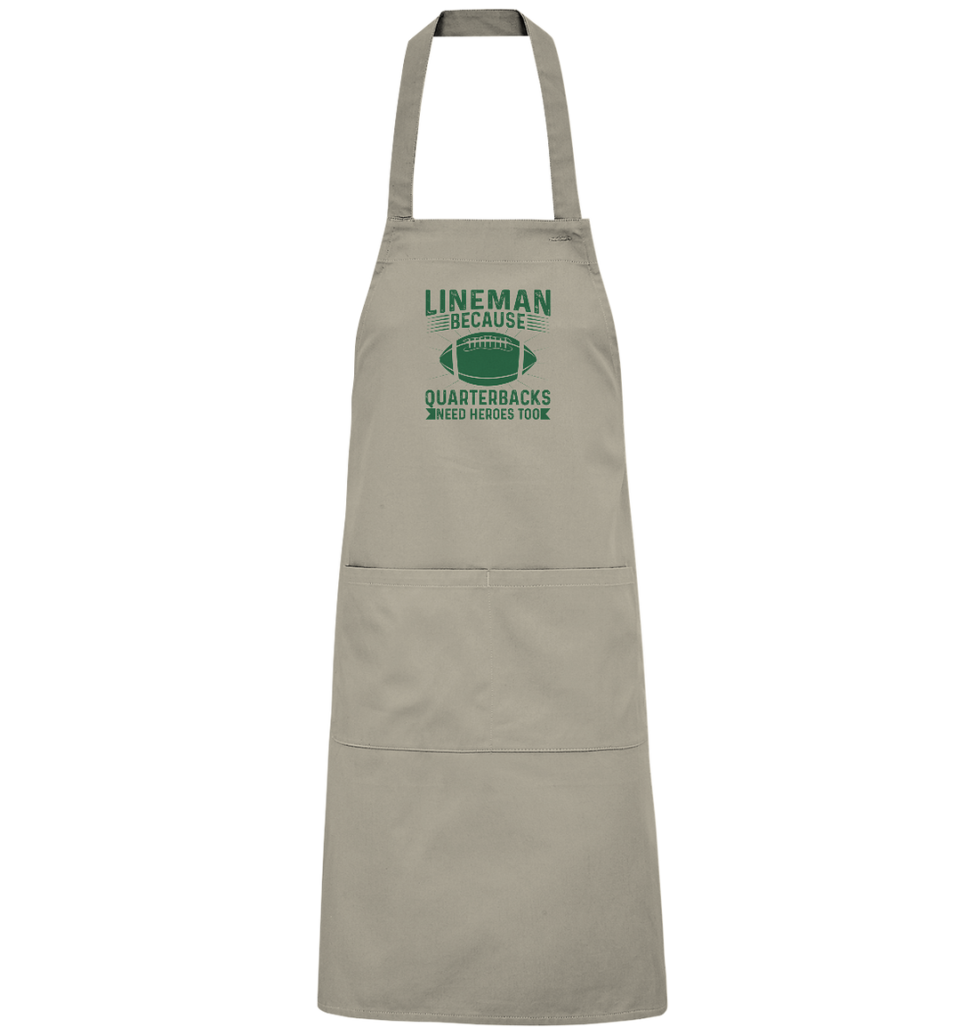 Lineman Heroes Green - Organic Grillschürze
