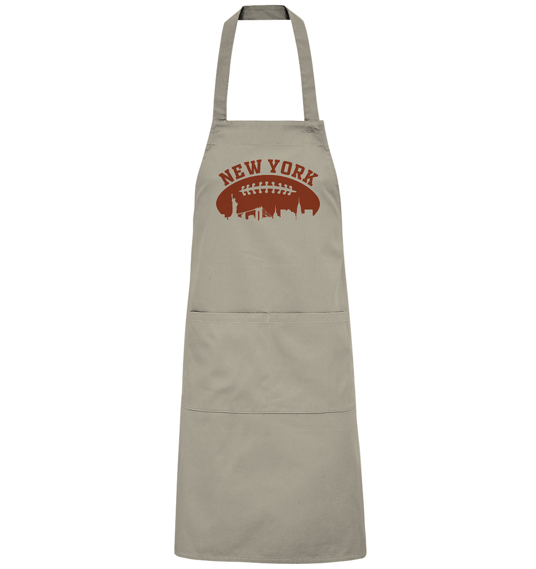 New York Football Silhoutte  - Organic Grillschürze