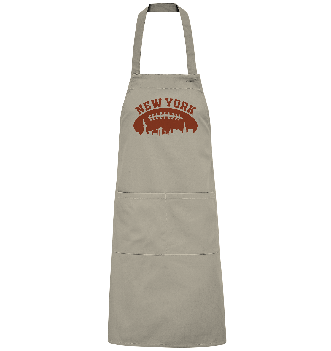 New York Football Silhoutte  - Organic Grillschürze