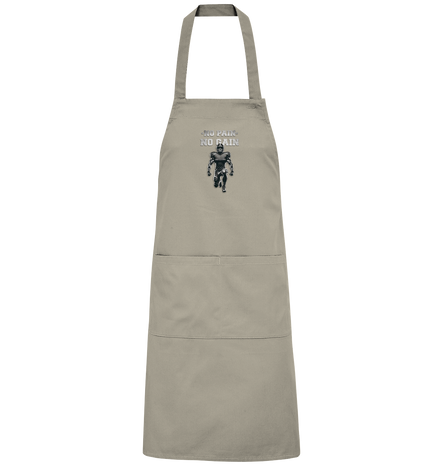 No Pain No Gain Metal  - Organic Grillschürze