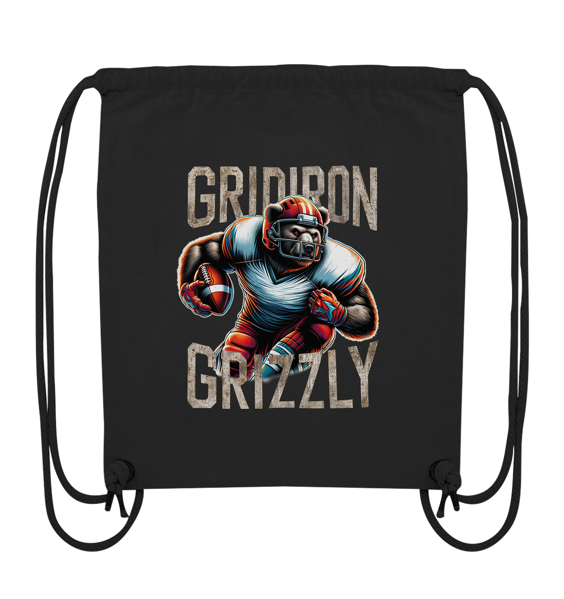 Gridiron Grizzly - Organic Gym Bag