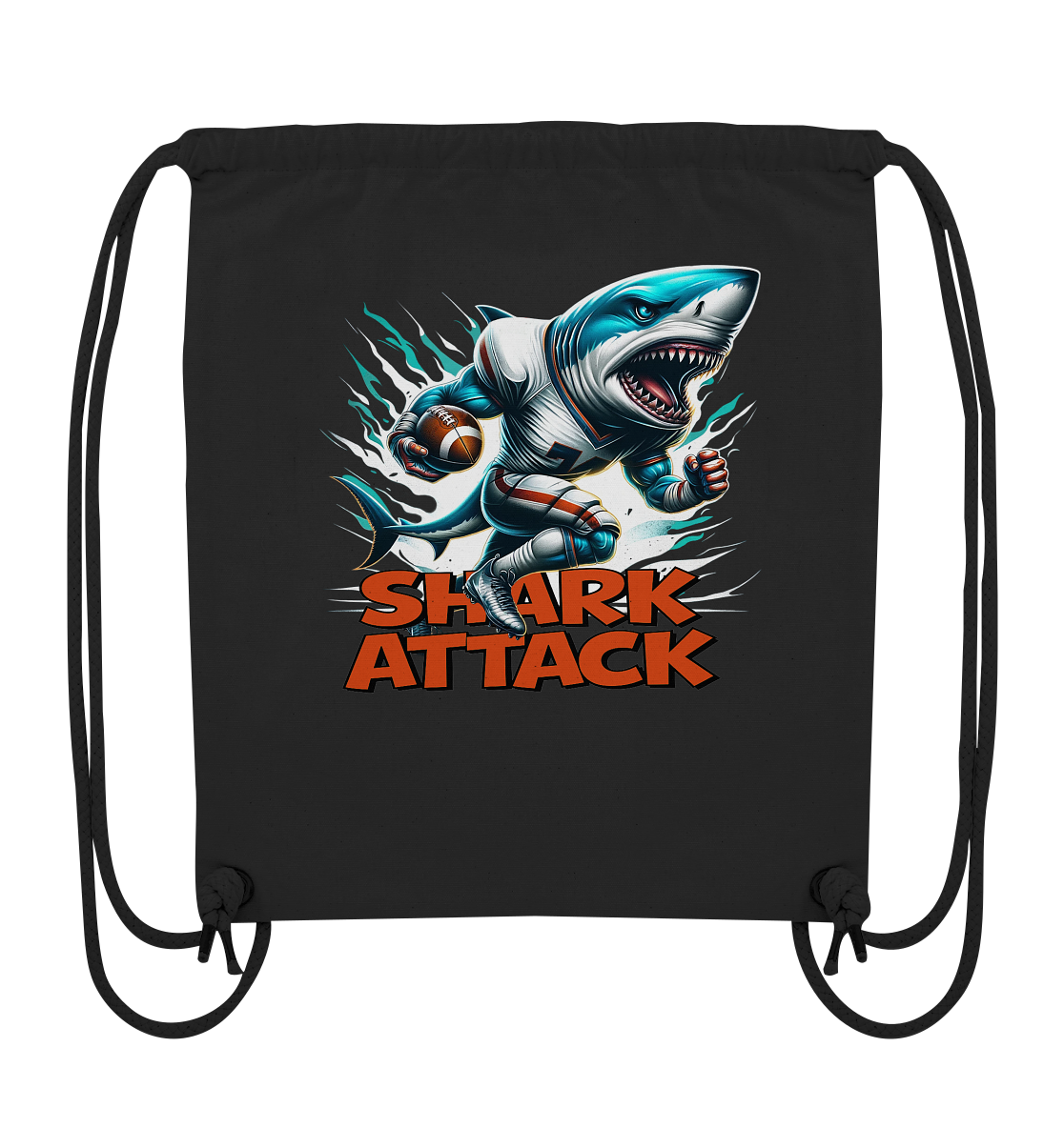 Shark Attack - Organic Gym-Bag