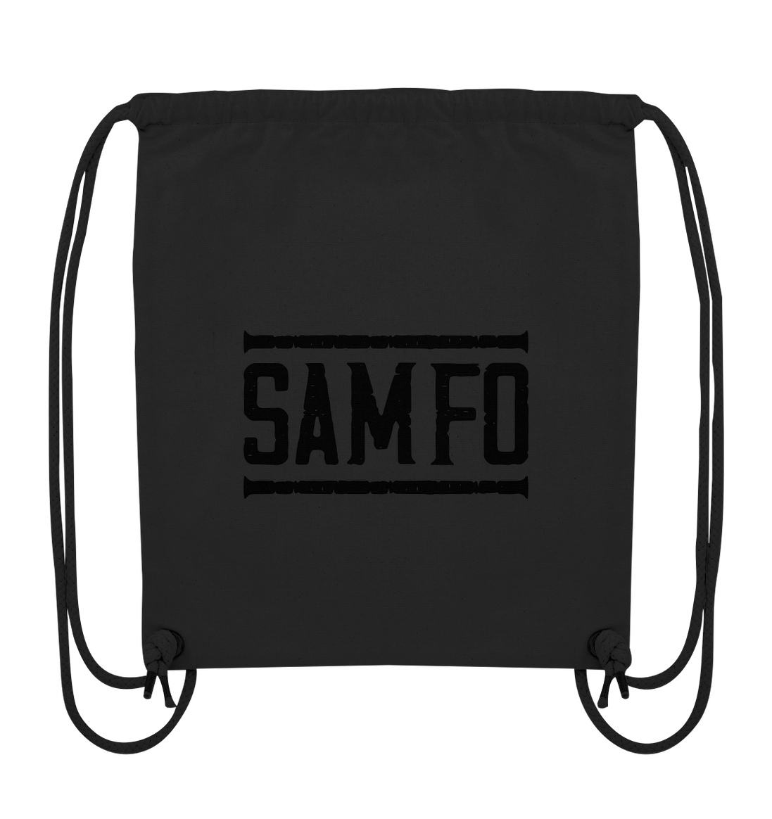SAMFO black - Organic Gym-Bag