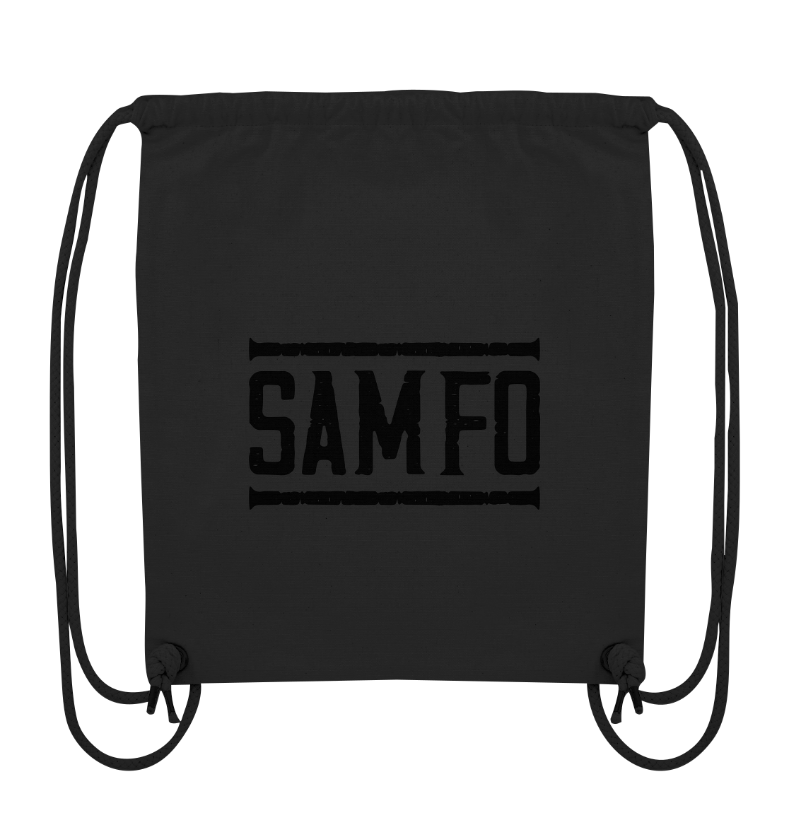 SAMFO black - Organic Gym-Bag
