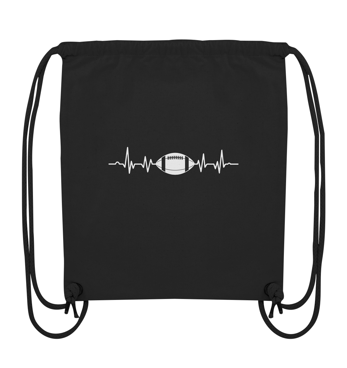 Football Heartbeat - Organic Gym Bag