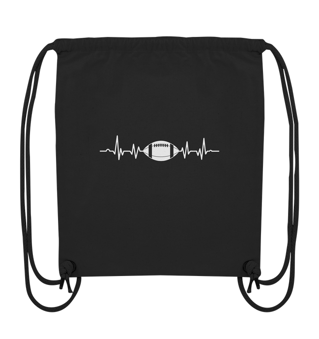 Football Heartbeat - Organic Gym Bag