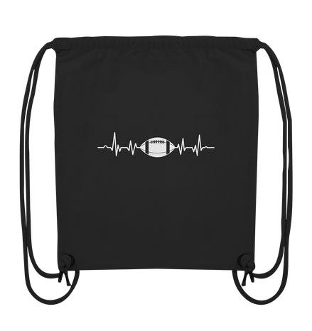 Football Heartbeat - Organic Gym-Bag