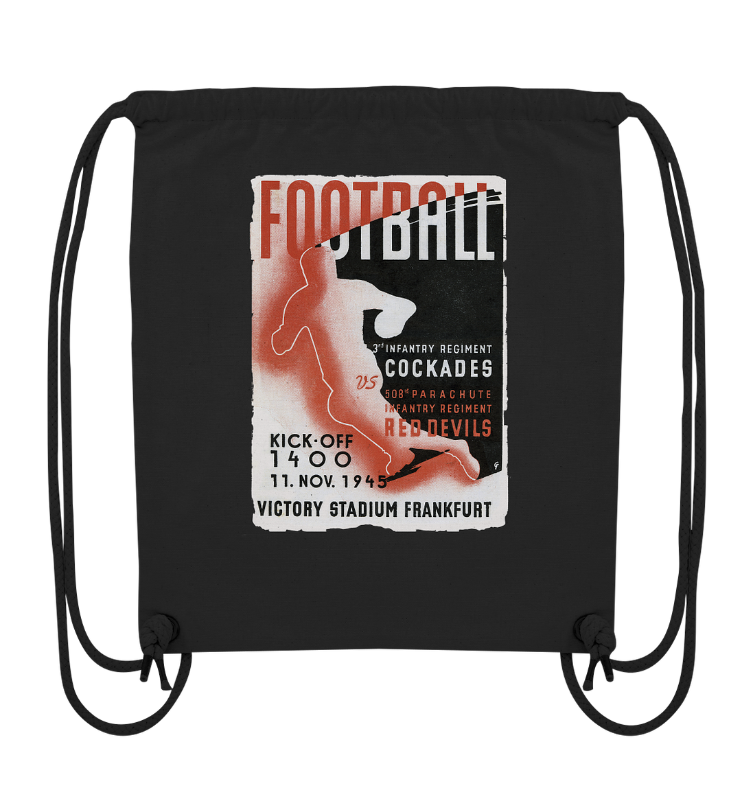 Red Devils Frankfurt 1945 - Organic Gym-Bag