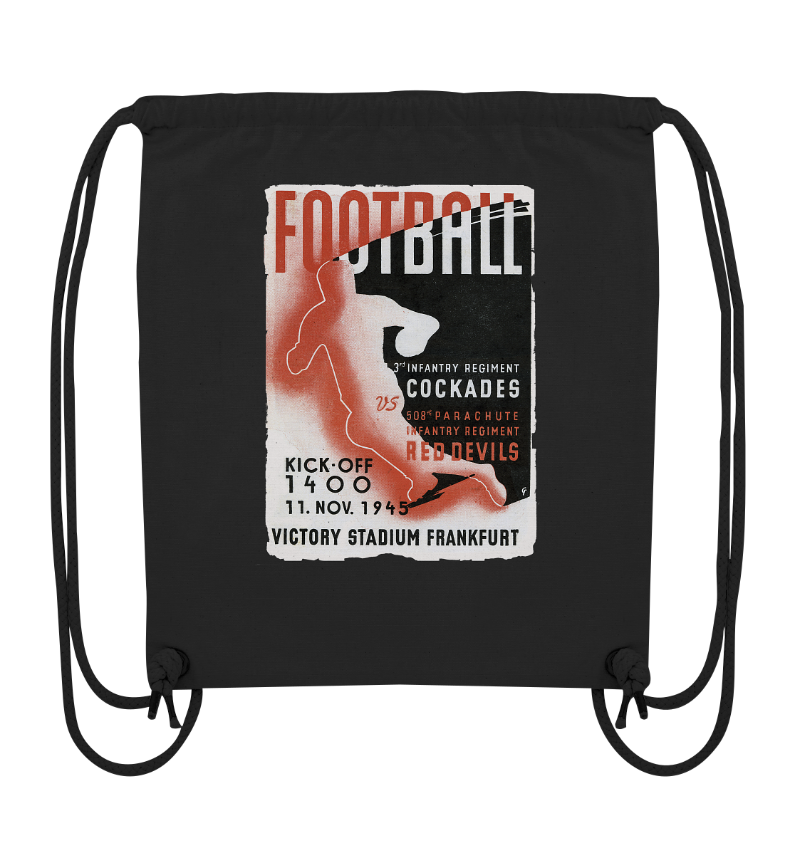 Red Devils Frankfurt 1945 - Organic Gym-Bag
