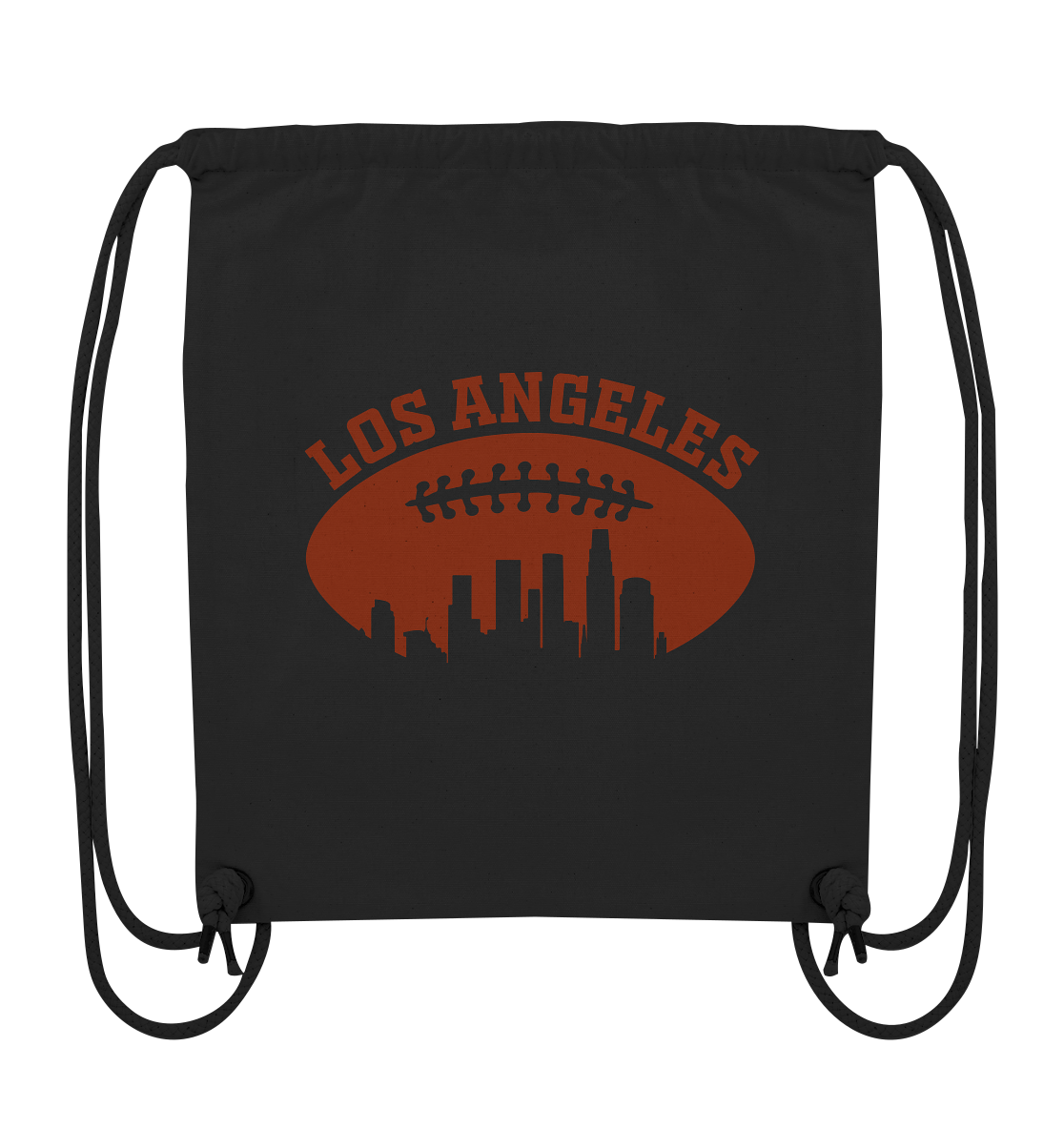 Los Angeles Football Silhouette - Organic Gym-Bag