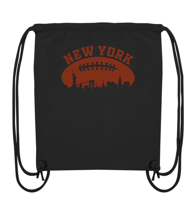 New York Football Silhoutte  - Organic Gym-Bag