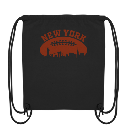 New York Football Silhoutte  - Organic Gym-Bag