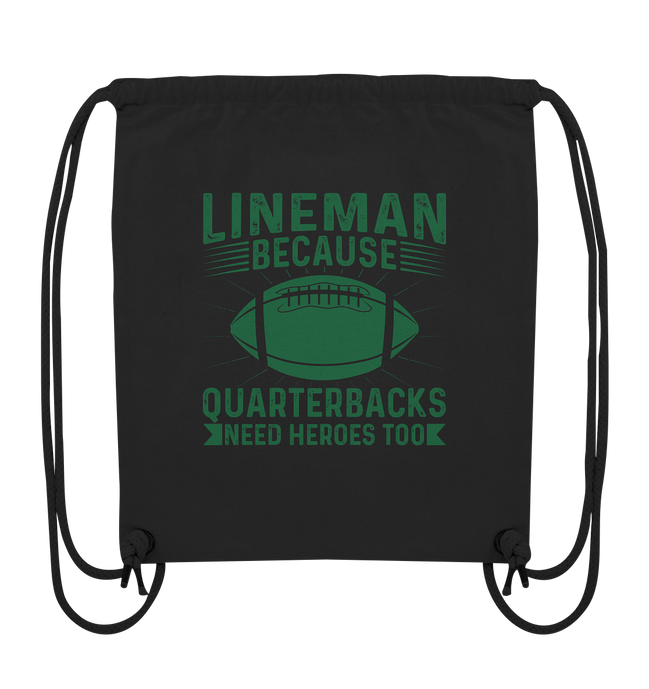 Lineman Heroes Green - Organic Gym Bag