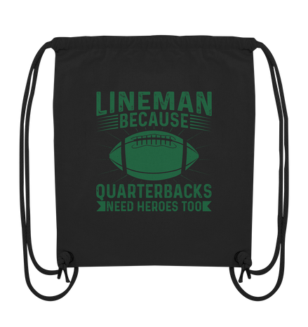 Lineman Heroes Green - Organic Gym-Bag