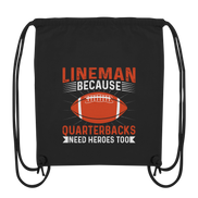Lineman Quarterback Heroes - Organic Gym-Bag