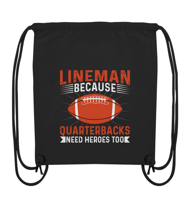 Lineman Quarterback Heroes - Organic Gym-Bag