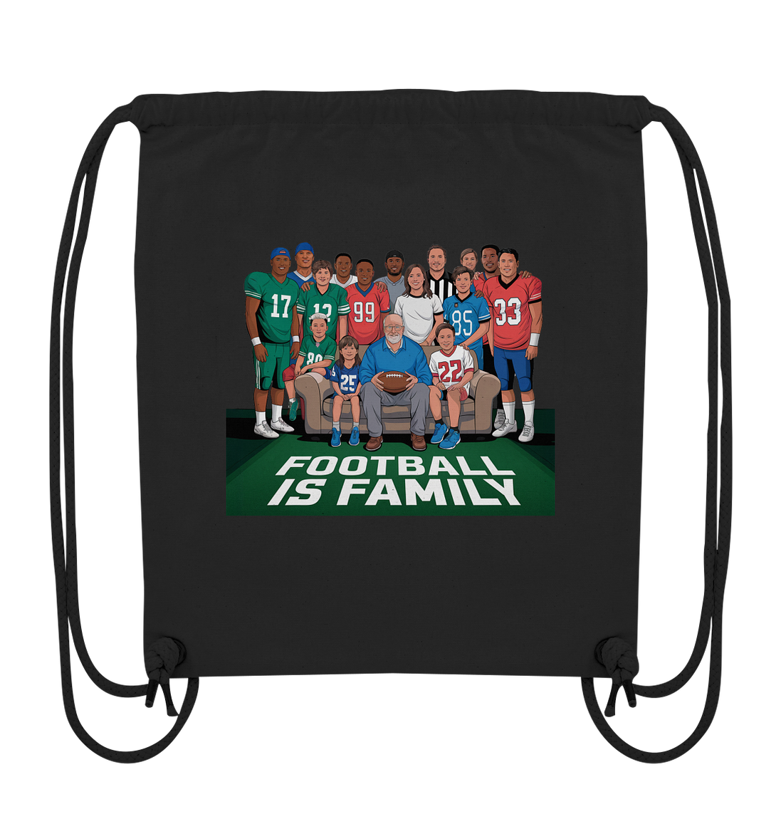 Football is Family - Organic Gym Bag