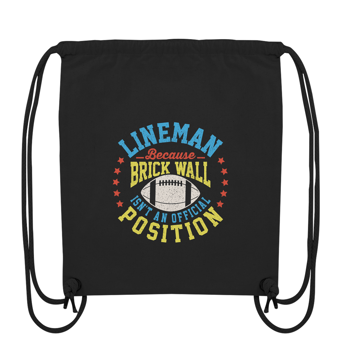 Lineman Brick Wall - Organic Gym-Bag