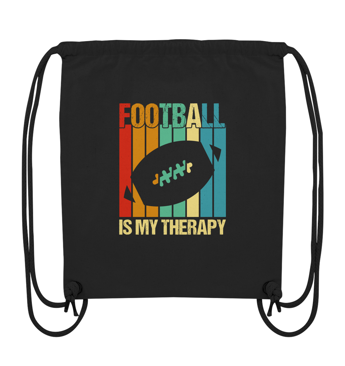 Football is my Therapy - Organic Gym-Bag