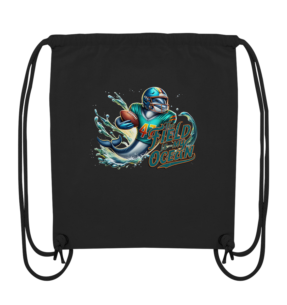 Dolphin - Organic Gym Bag