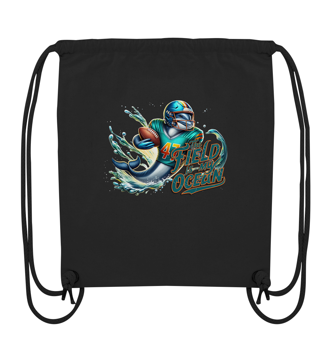 Dolphin - Organic Gym Bag