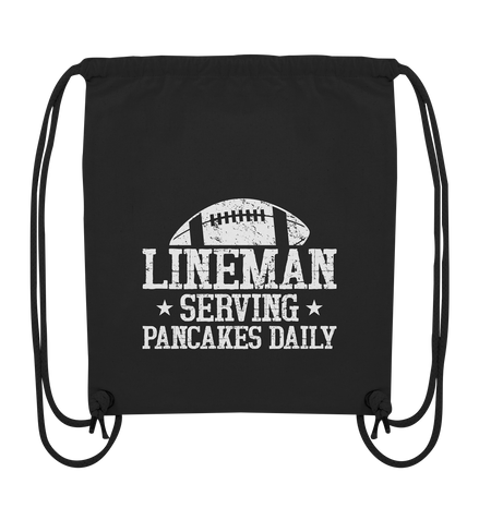 Lineman Serving Pancakes - Organic Gym-Bag