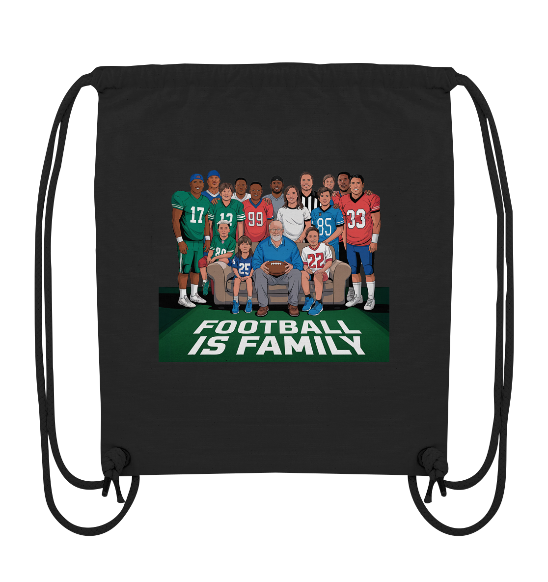 Football is Family - Organic Gym Bag