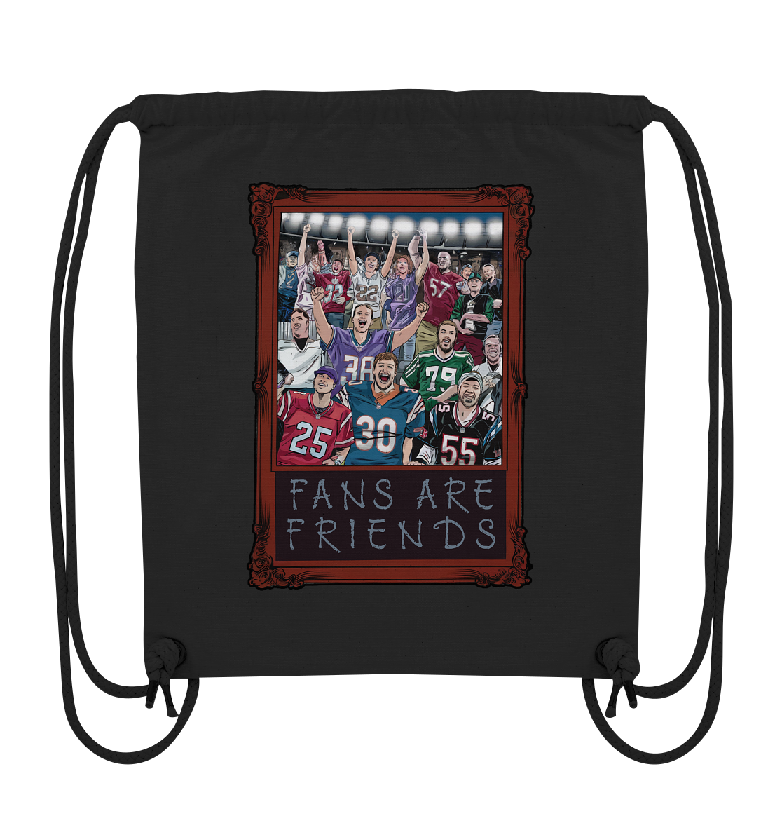 Fans are Friends - Organic Gym Bag