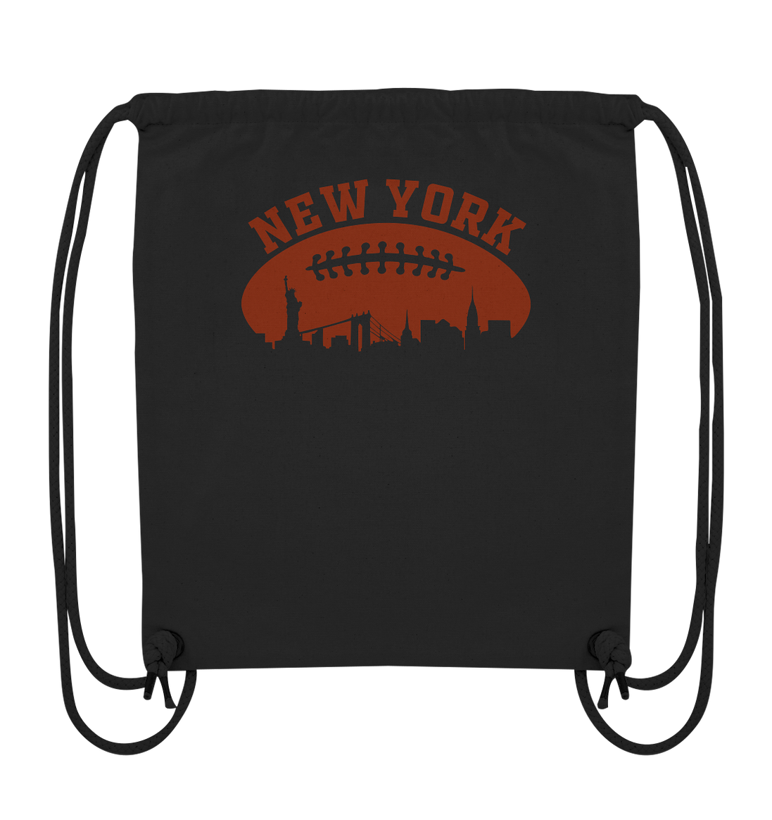 New York Football Silhoutte  - Organic Gym-Bag