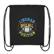 Lineman Brick Wall - Organic Gym-Bag