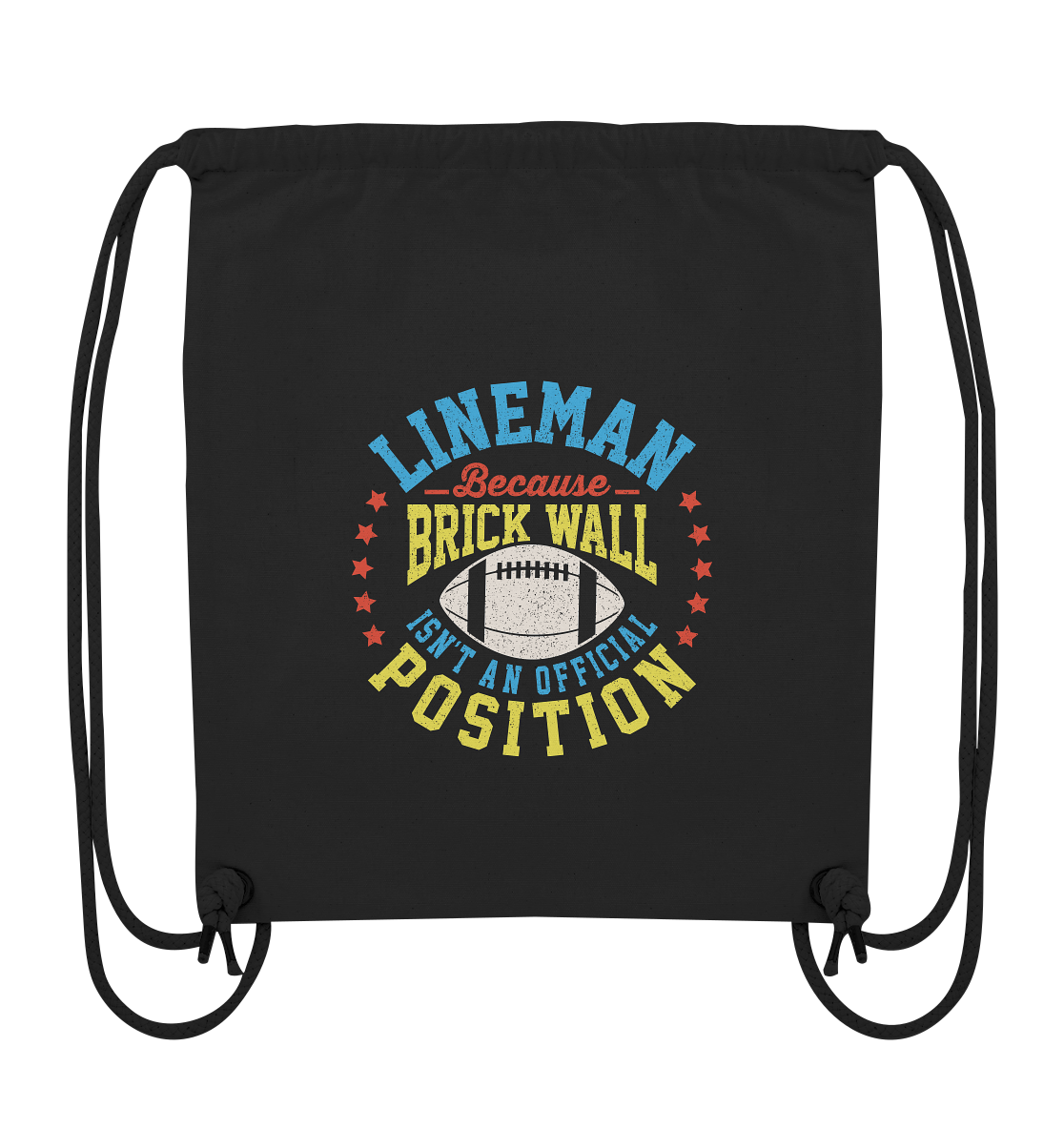 Lineman Brick Wall - Organic Gym-Bag