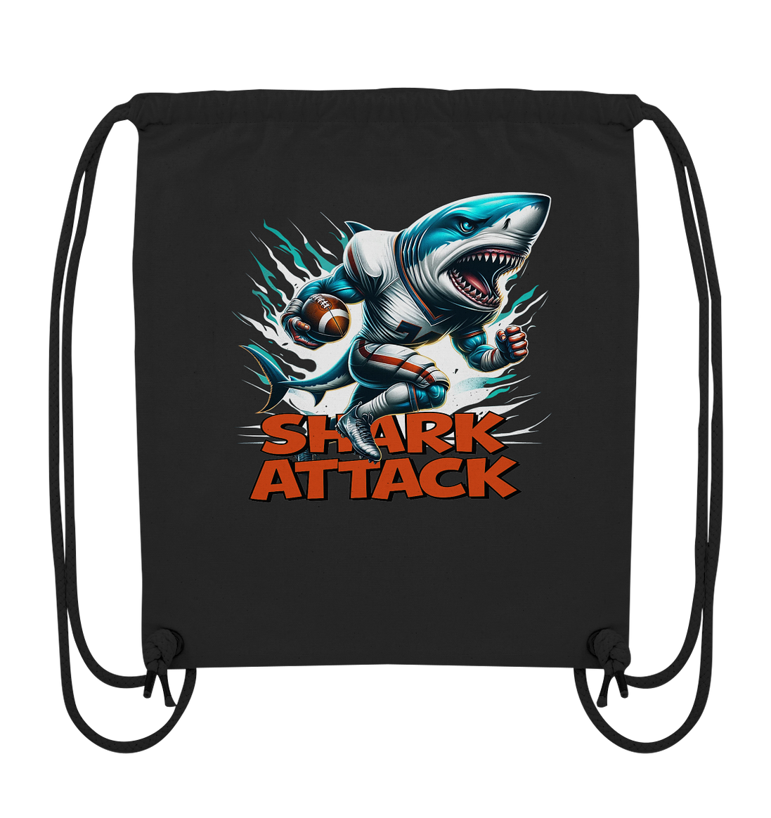 Shark Attack - Organic Gym-Bag