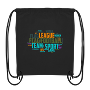 Flag Football Word Bubble - Organic Gym-Bag
