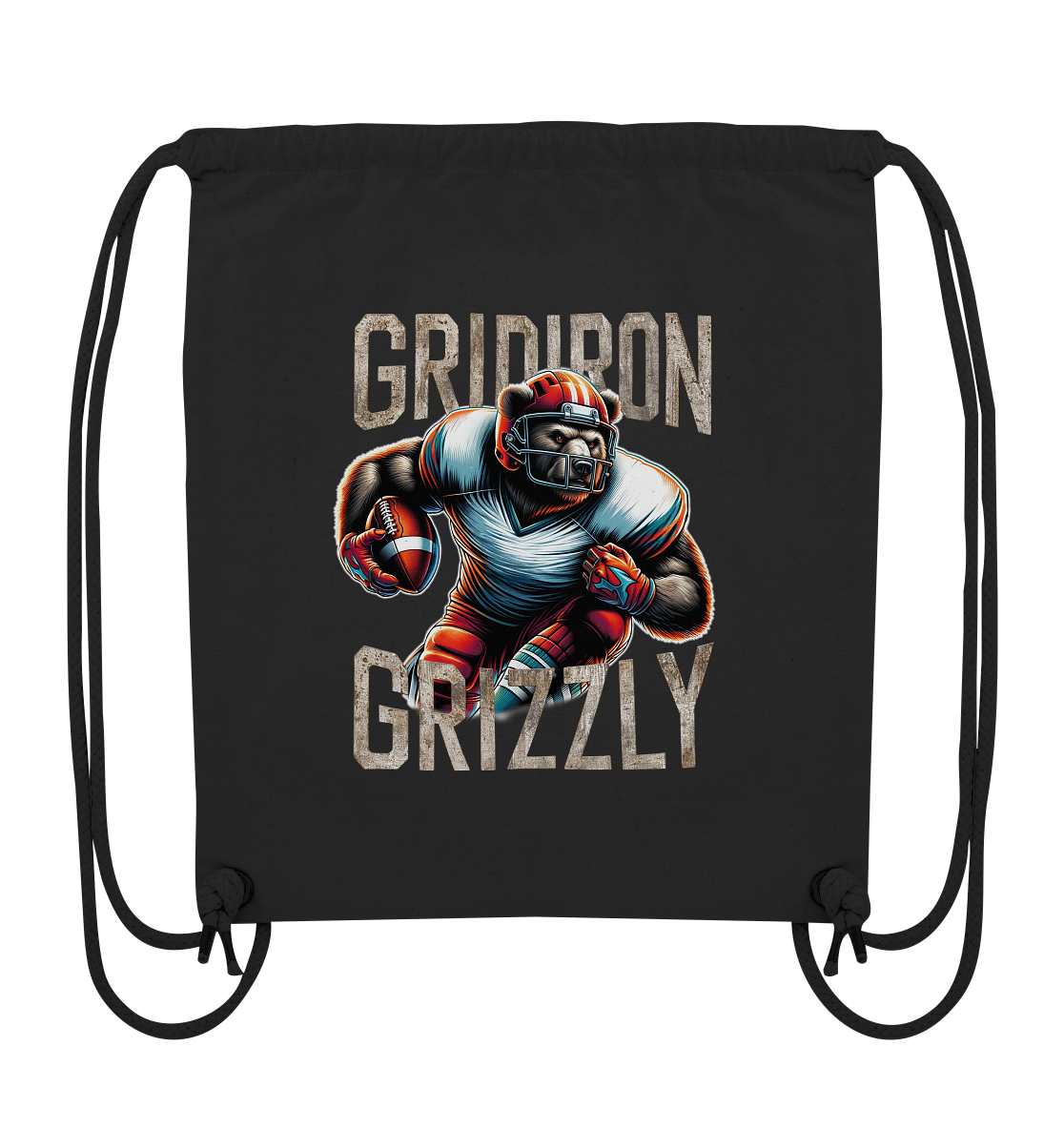 Gridiron Grizzly - Organic Gym Bag