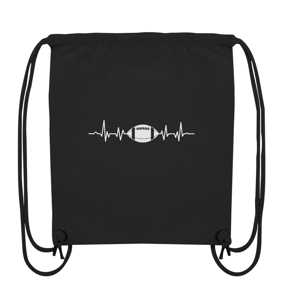 Football Heartbeat - Organic Gym Bag