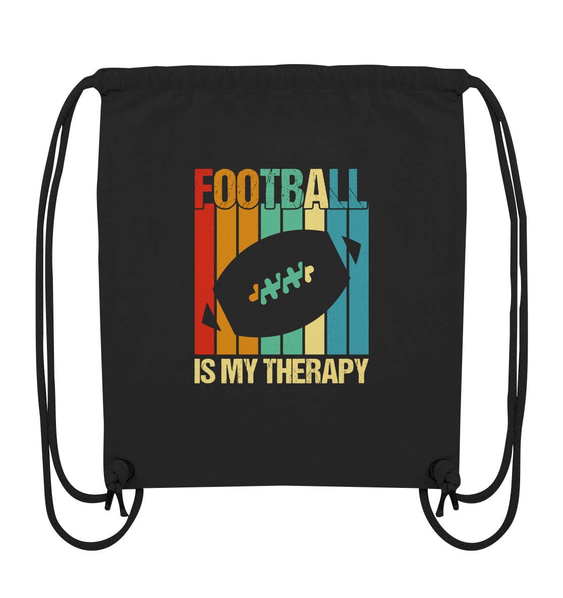 Football is my Therapy - Organic Gym-Bag