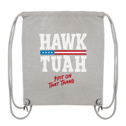 Hawk Tuah White - Organic Gym Bag