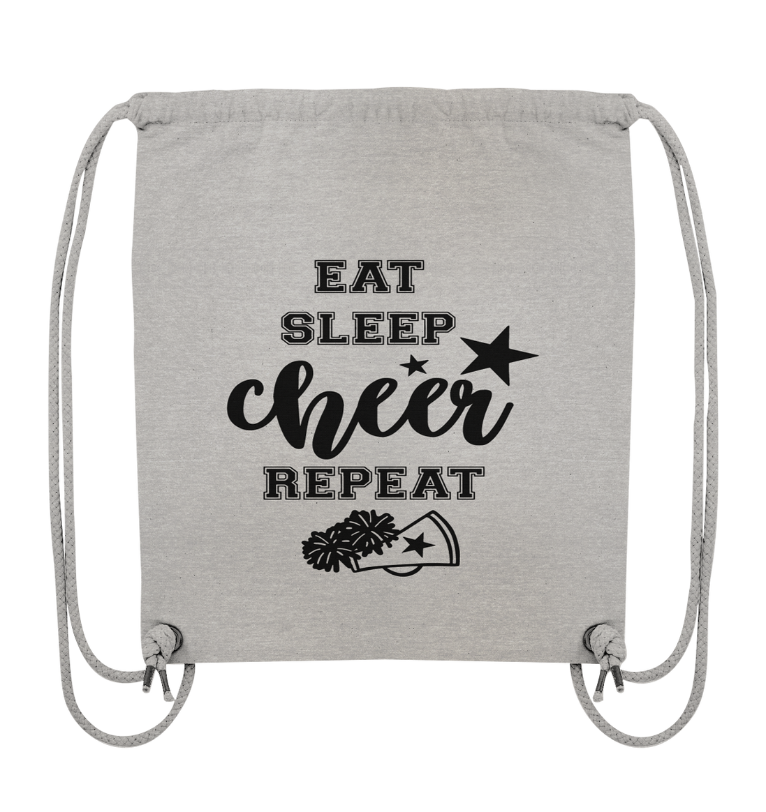 Eat Sleep Cheer Repeat - Organic Gym-Bag