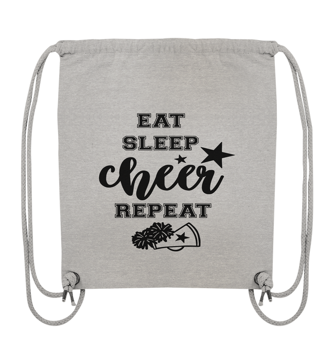 Eat Sleep Cheer Repeat - Organic Gym-Bag