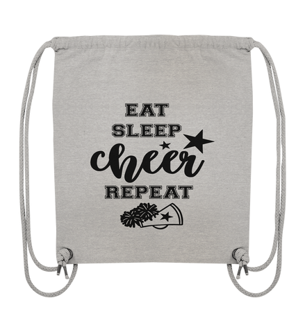 Eat Sleep Cheer Repeat - Organic Gym-Bag