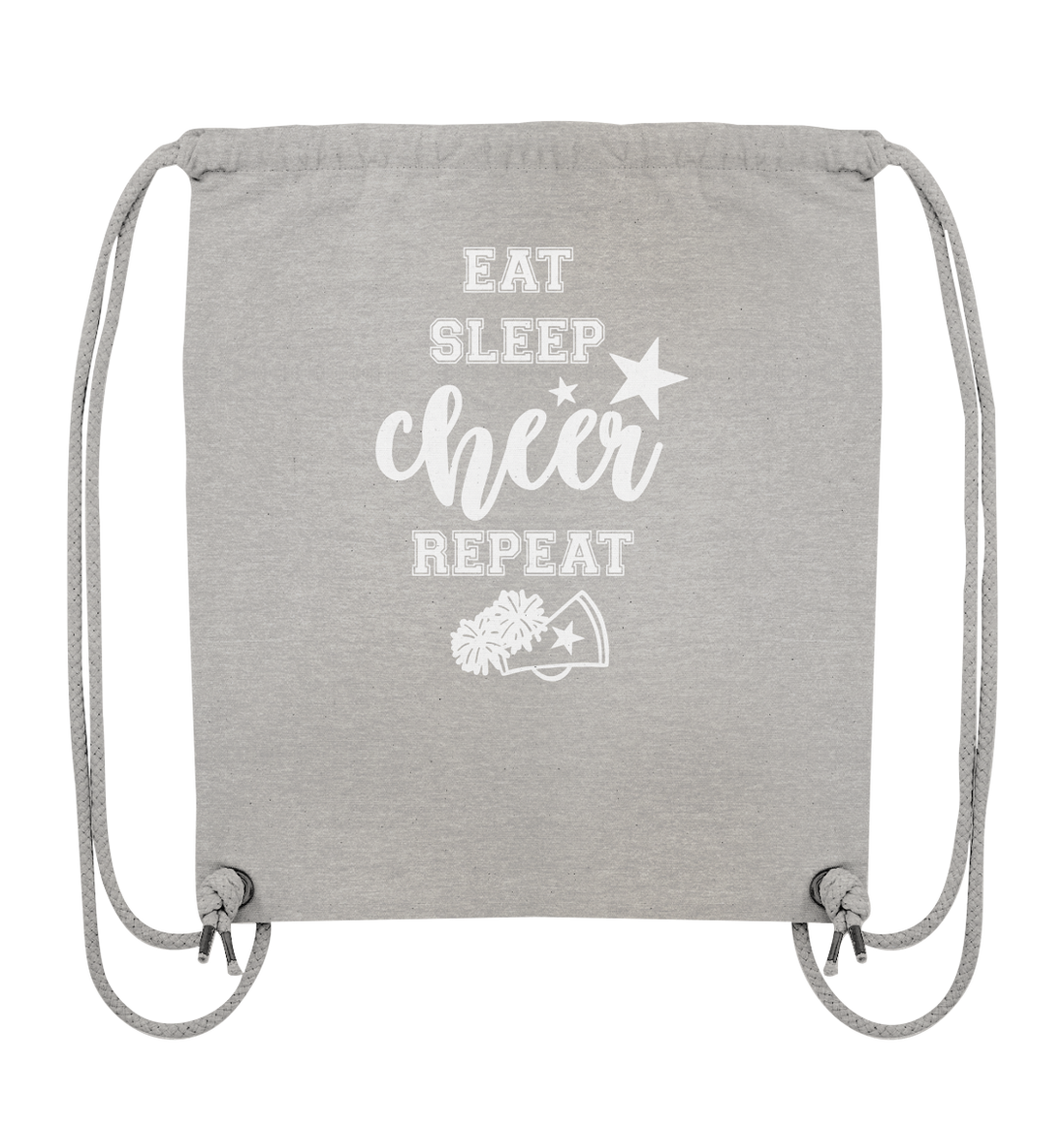 Eat Sleep Cheer - Organic Gym Bag