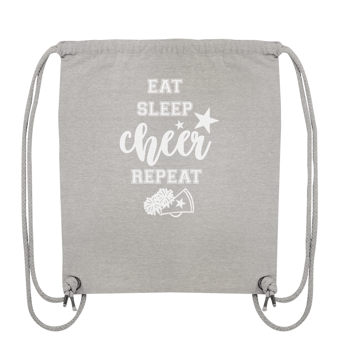 Eat Sleep Cheer - Organic Gym Bag