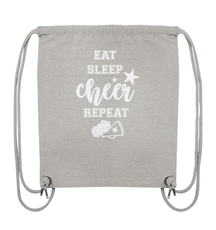 Eat Sleep Cheer - Organic Gym-Bag